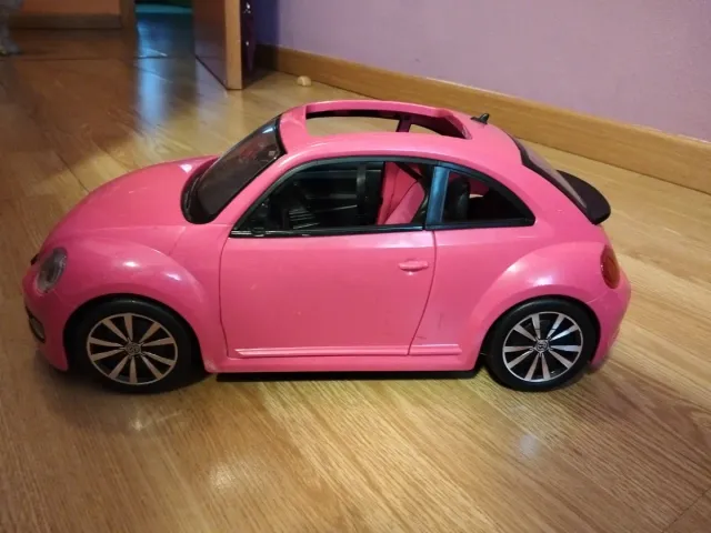 Coche Descapotable Barbie Rosa