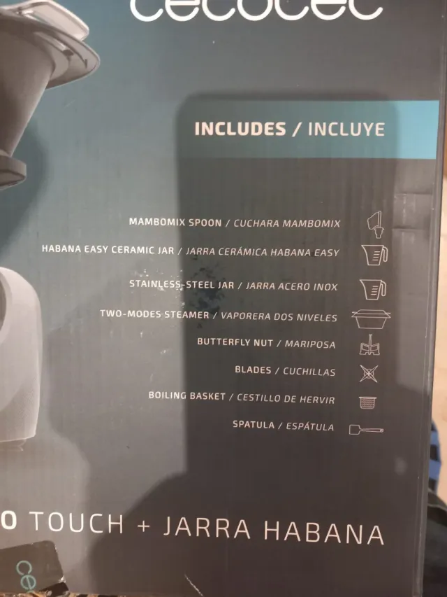 Jarra Habana Cecotec Mambo Touch sin estrenar