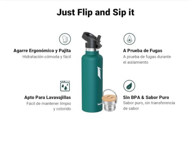 Botella Super Sparrow Acero Inoxidable