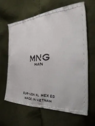 Gabardina Mango Beige Talla XL