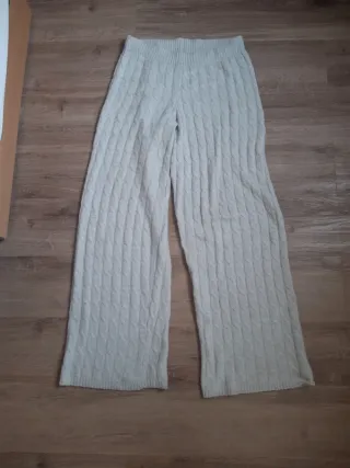 Pantalones de pijama H&M punto trenzado mujer