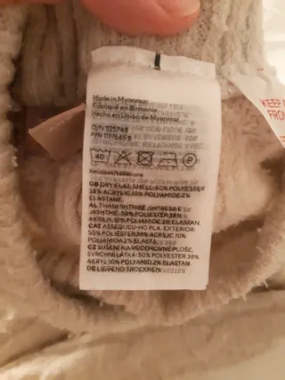 Pantalones de pijama H&M punto trenzado mujer