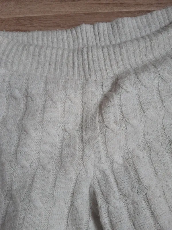 Pantalones de pijama H&M punto trenzado mujer