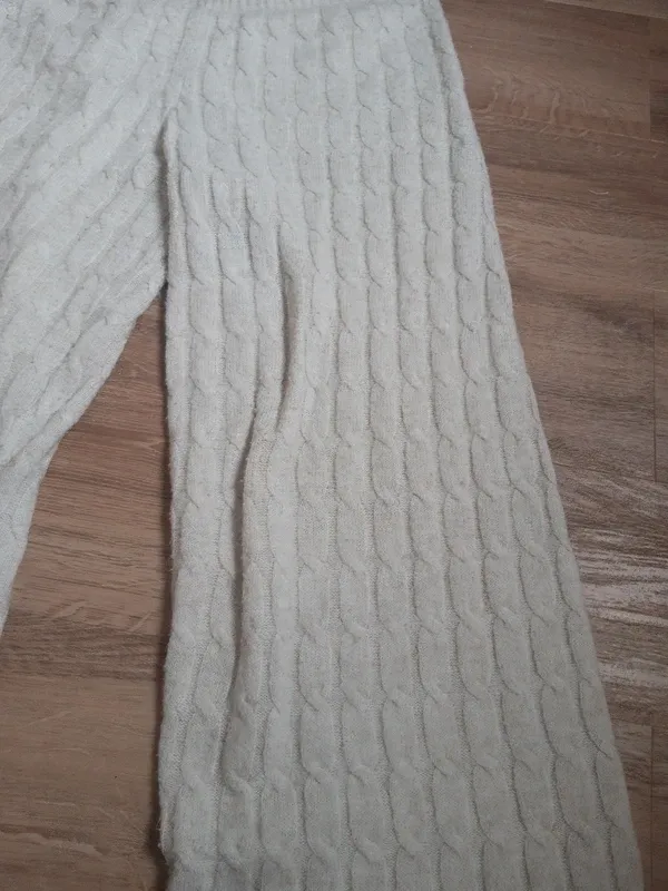 Pantalones de pijama H&M punto trenzado mujer