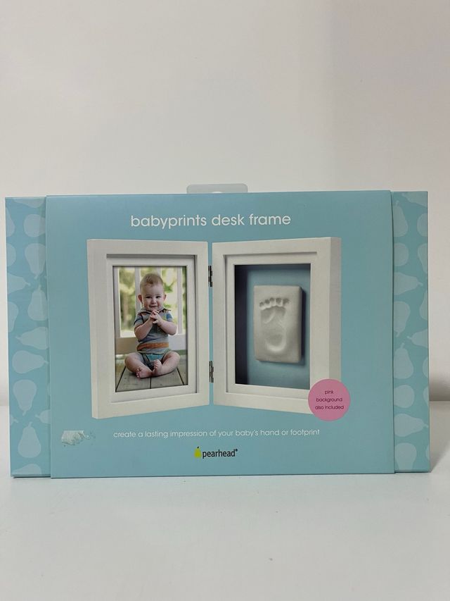 Cornice porta foto e impronta bimbo