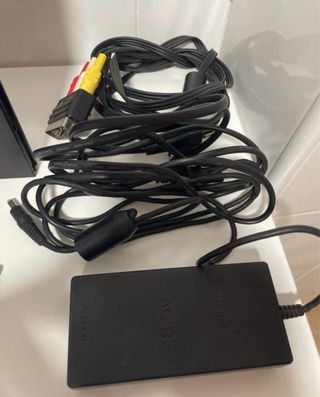 Consola PlayStation 2 Negra + 2 Mandos