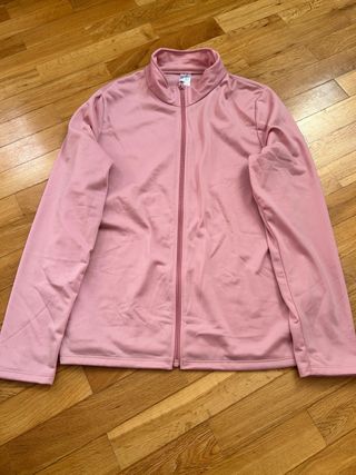 Chaqueta deportiva rosa Decathlon 14-15 años