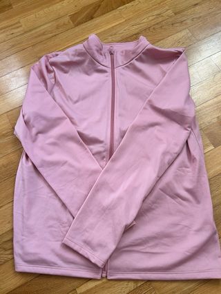 Chaqueta deportiva rosa Decathlon 14-15 años