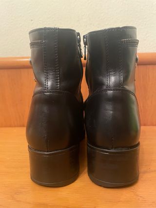 NERO GIARDINI - Botines tacón bajo cordones 37