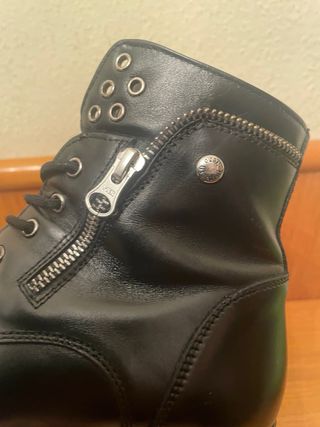 NERO GIARDINI - Botines tacón bajo cordones 37