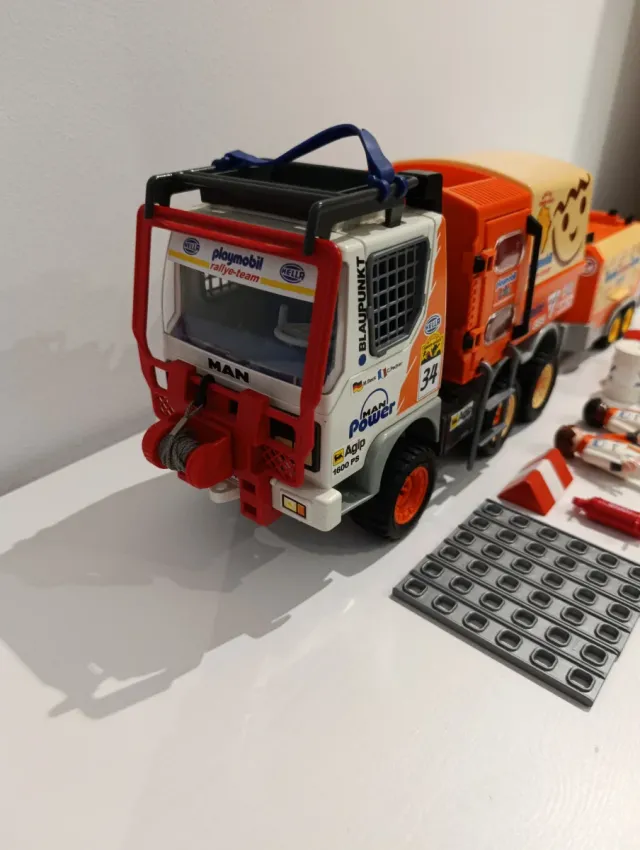 Playmobil 4420 y 4422 Camión y Remolque Dakar 3