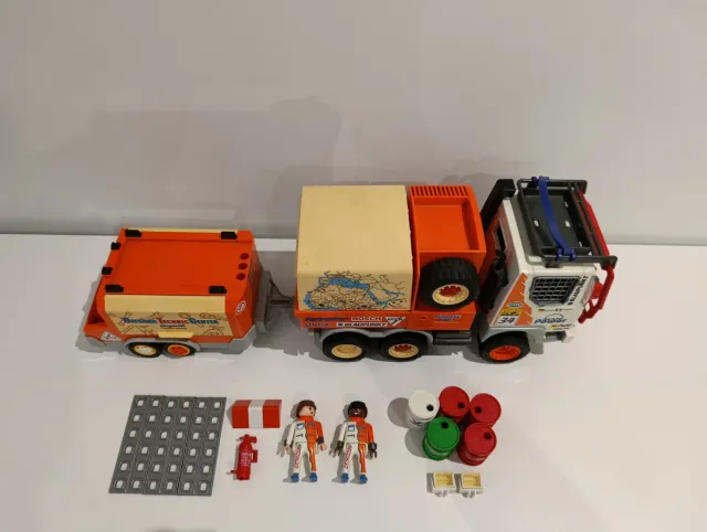 Playmobil 4420 y 4422 Camión y Remolque Dakar 3