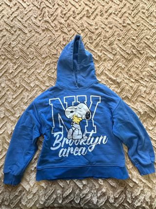 Sudadera Zara Snoopy Brooklyn NY 9-10 años