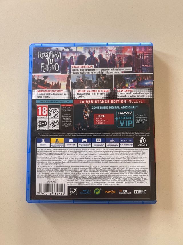 Watch Dogs Legion PS4 Resistance Edition