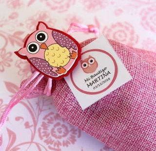 Lote de 7 brillos de labios búho