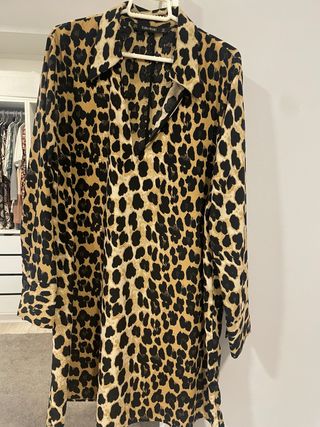 Vestido Zara Animal Print