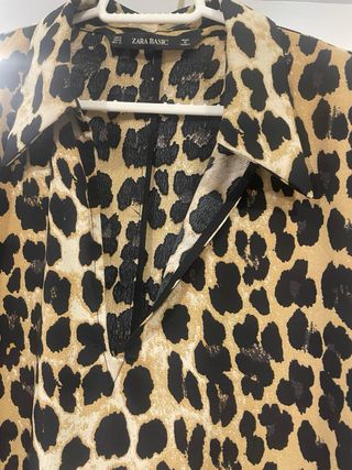 Vestido Zara Animal Print