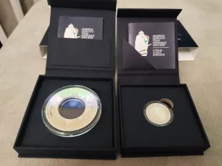 Moneta 10 euro Tour Amerigo Vespucci + 2 euro