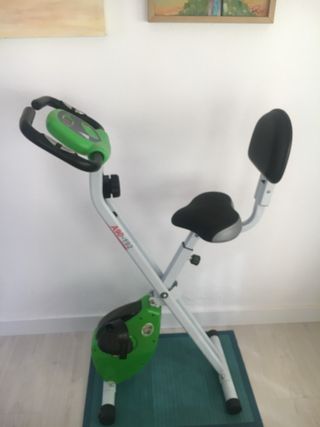 Bicicleta Estática Plegable Verde