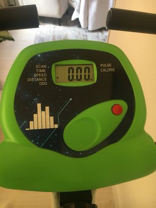 Bicicleta Estática Plegable Verde