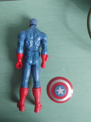Figura Capitán América Articulada + Escudo