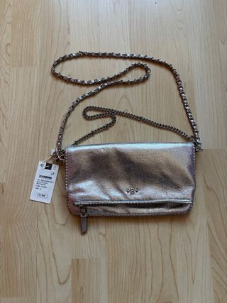 Bolso plateado brownie