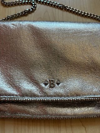 Bolso plateado brownie