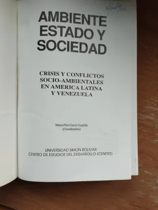 Ambiente, estado y sociedad. Venezuela 1.99110