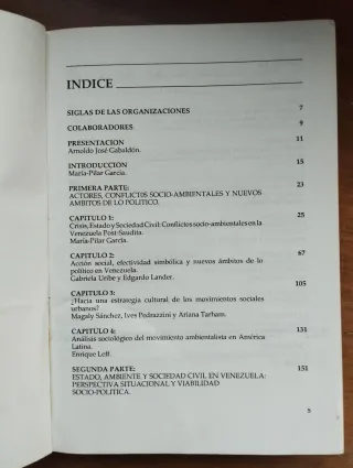 Ambiente, estado y sociedad. Venezuela 1.99110