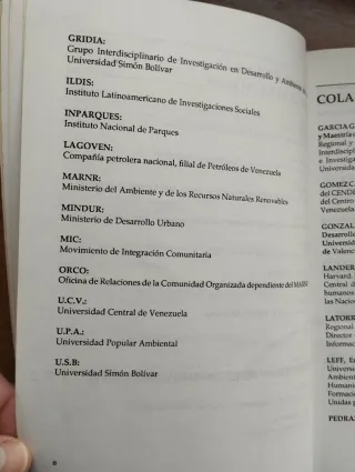 Ambiente, estado y sociedad. Venezuela 1.99110