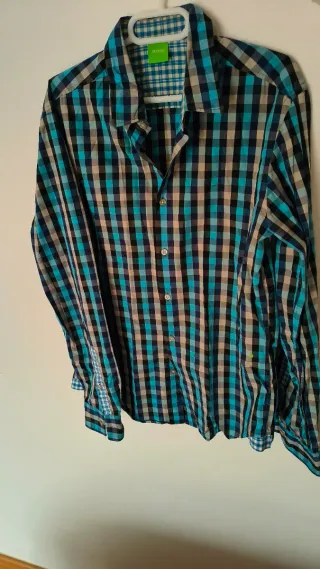 Camisa Hugo Boss cuadros hombre