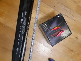 Equipo pesca chipirón caña Vega New Esla y carrete