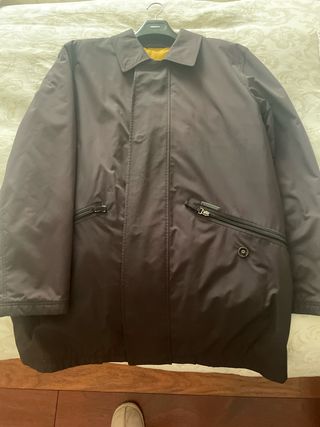 Parka/Gabardina Caballero. Gris oscuro Talla 50