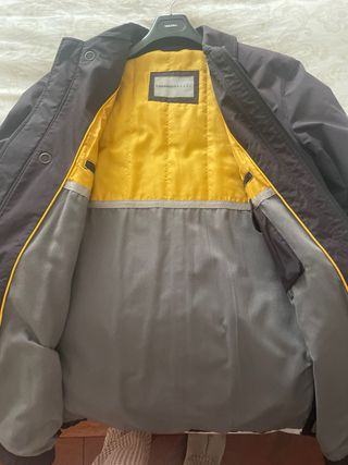 Parka/Gabardina Caballero. Gris oscuro Talla 50