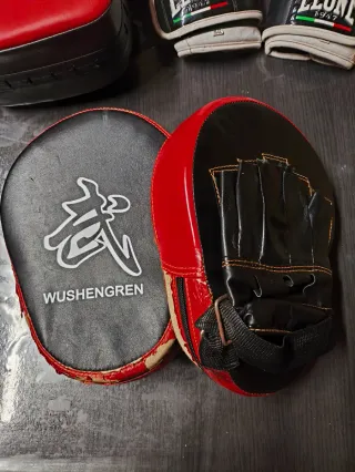 Guantes boxeo, manoplas y paos