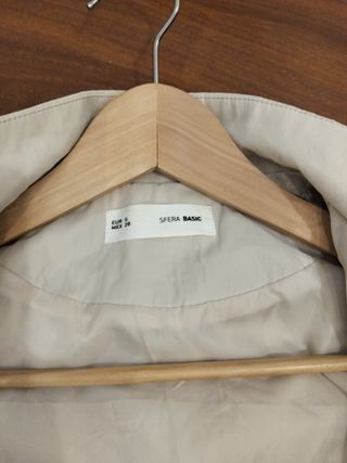 Gabardina Sfera Talla S Beige