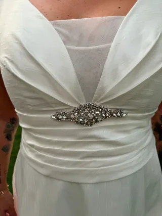 Vestido de Novia Seda Talla 48