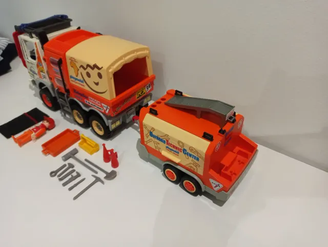 Playmobil 4420 y 4422 Camión y Remolque Dakar 1
