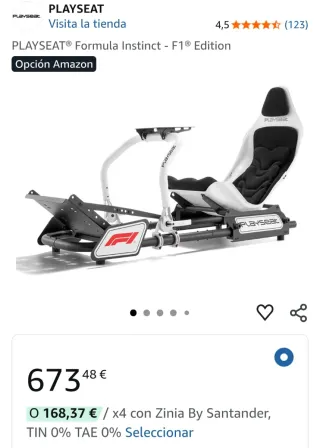 PLAYSEAT Formula Instinct F1 Edition