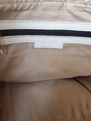 Bolso LOEWE VINTAGE Piel Blanco/Negro