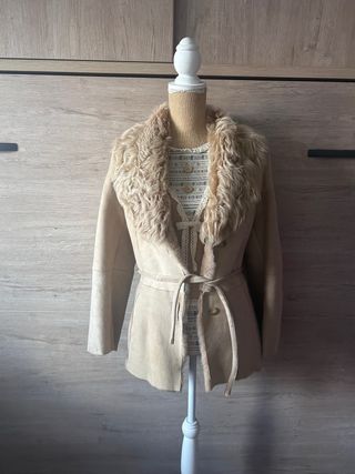 Abrigo piel auténtica