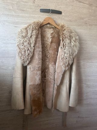 Abrigo piel auténtica