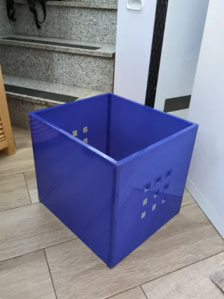 Cajón azul para KALLAX