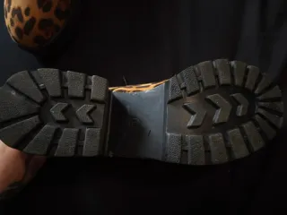 Zapatos leopardo plataforma.