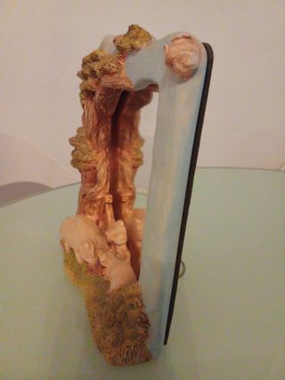 Specchio decorativo maialini e albero