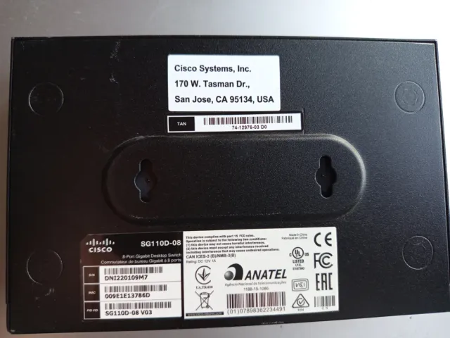 Switch di rete Cisco 8 porte