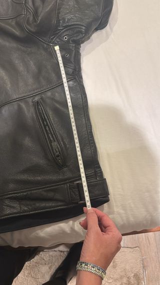 Chaqueta Cuero Harley Davidson Negra