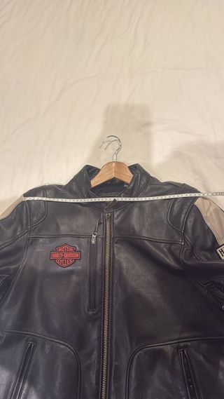 Chaqueta Cuero Harley Davidson Negra