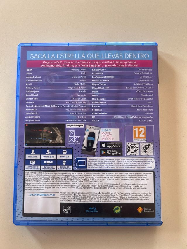 Singstar Celebration PS4 (PlayStation 4)