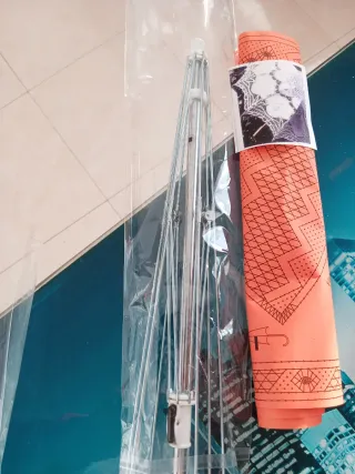 Patrón y armazón sombrilla encaje